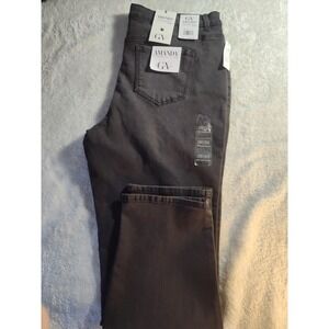 Gloria Vanderbilt "Amanda" Women's Black 18W 29 Inseam Denim Jeans NWT 1680